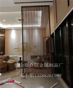拉丝红古铜不锈钢焊接镂空屏风隔断这款为什么这么火爆