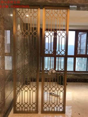 仿金屏风客厅铝雕刻屏风创造不同